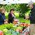 Belta’s Farm Stand on Westport’s Bayberry Lane attracted some loyal patrons today. Available was an assortment of fresh fruits and vegetables, bouquets of zinnias, pumpkins and gourds.  Doing the selling were Laura Loffredo of Fairfield and her sister Angela Belta of Westport. 